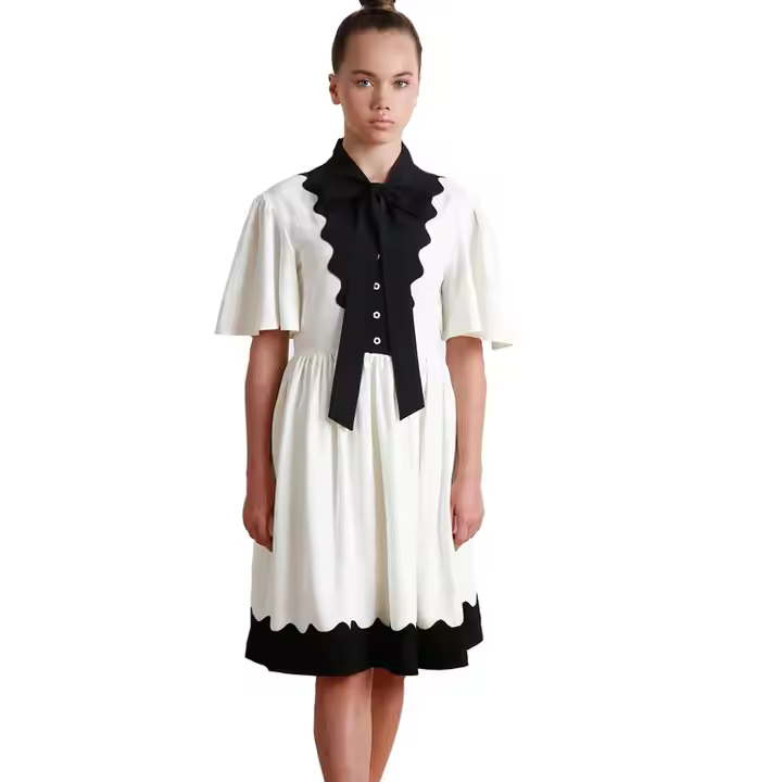 girls flower white dress