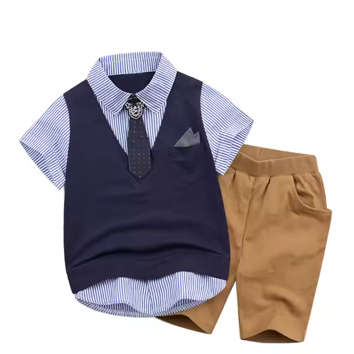 Custom Designer Boy's Clothing Sets Clothing Manufacturer School Uniforms