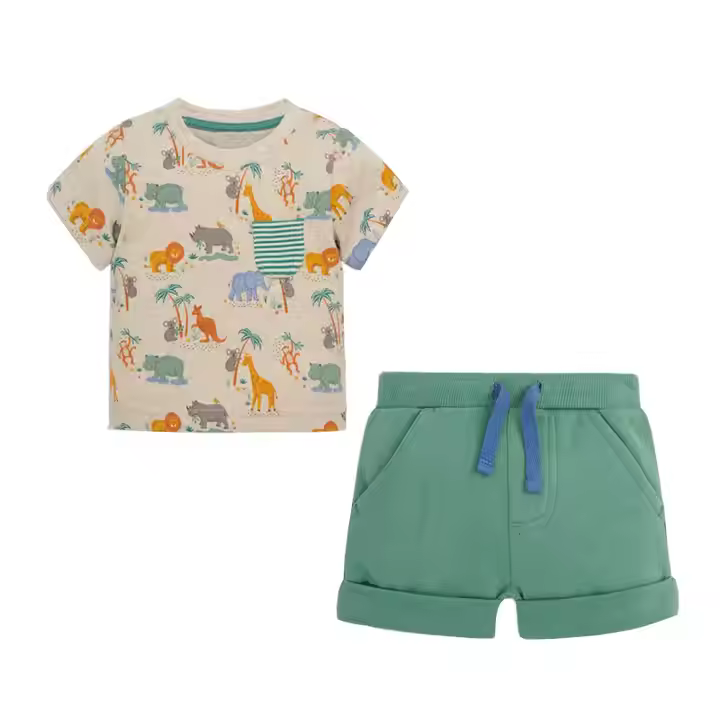 Baby Suit Boy Clothing Boys T-shirt and Pants 2 Pcs Set