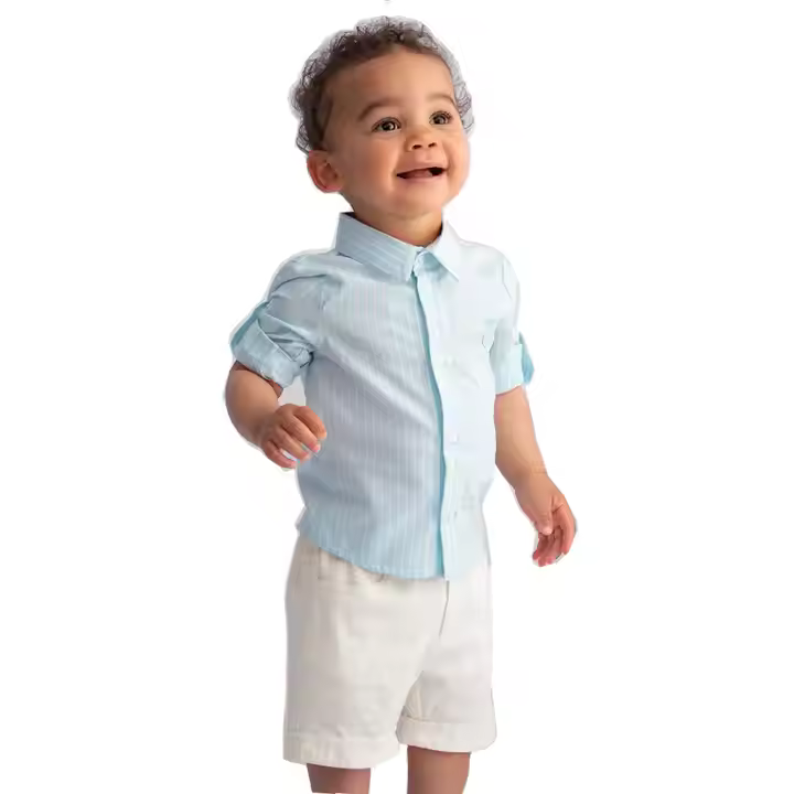 Children Clothes Summer Baby Boy Sets 100 Cotton Shirt With Short Set