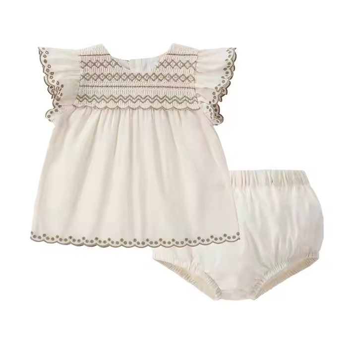 girls flower white dress