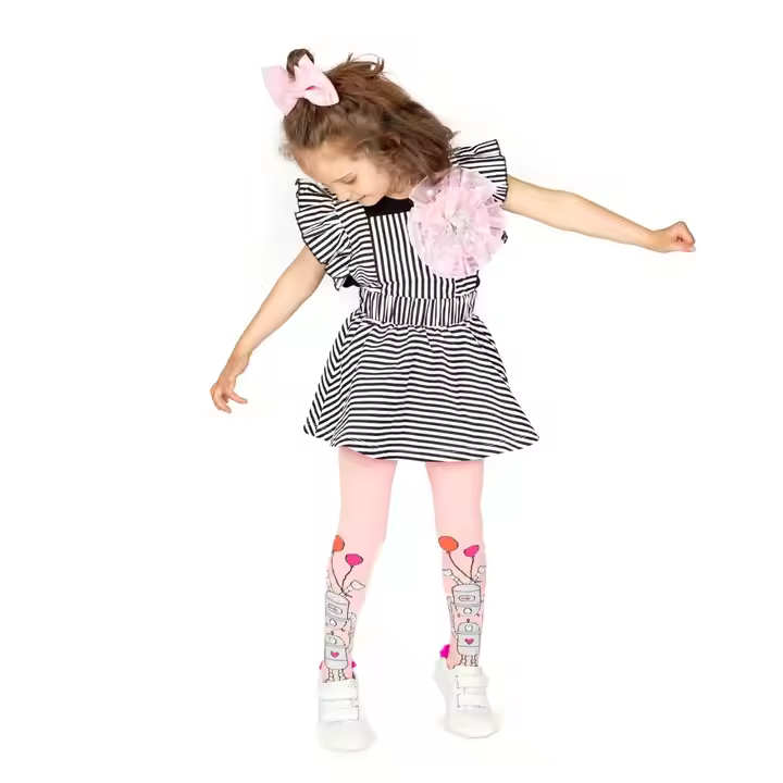 Customized Fashion Crop Top Matching Skirt Kids Girls Summer Clothing Sets 2025 Stripe Toddler Baby Girls' Clothing Sets