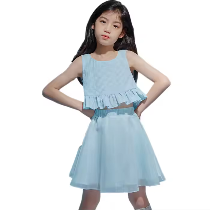 girls flower white dress