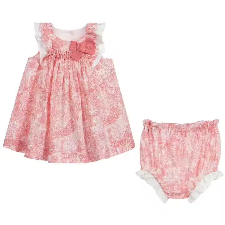 girls flower white dress