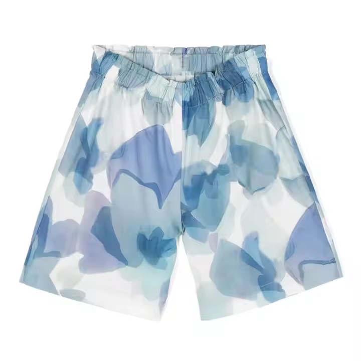 Girls Kids Summer Casual Cargo Shorts Woven Fabric With Drawstring Closure Personalized Design at Reasonable Price