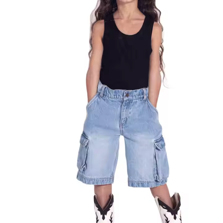 Denim Shorts for Girls Denim Shorts for Little Girl Girl Toddler Denim Shorts