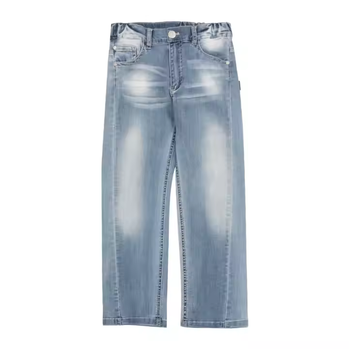 Girls' Knitted Jeans Pants for Ages 12-14 Kids' Teenager Clothing