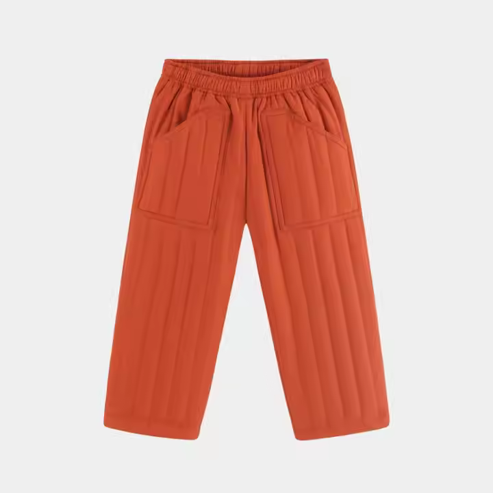 Solid Pattern Casual Girls Pants Breathable and Anti-Wrinkle Long Pants for 12-Year-Old Girls