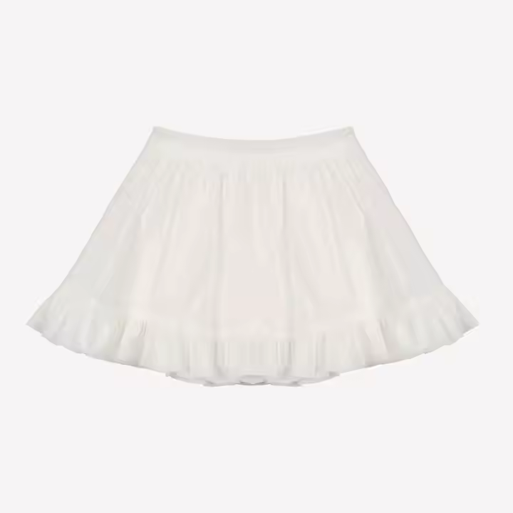 girls flower white dress