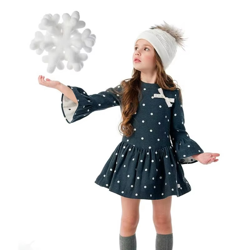 girls flower white dress