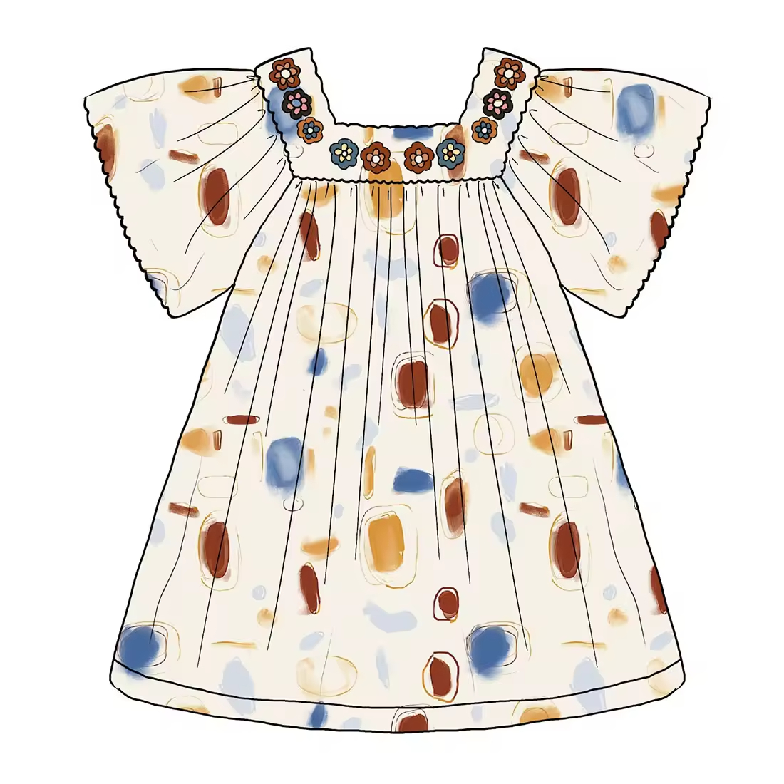Baby girls cotton romper