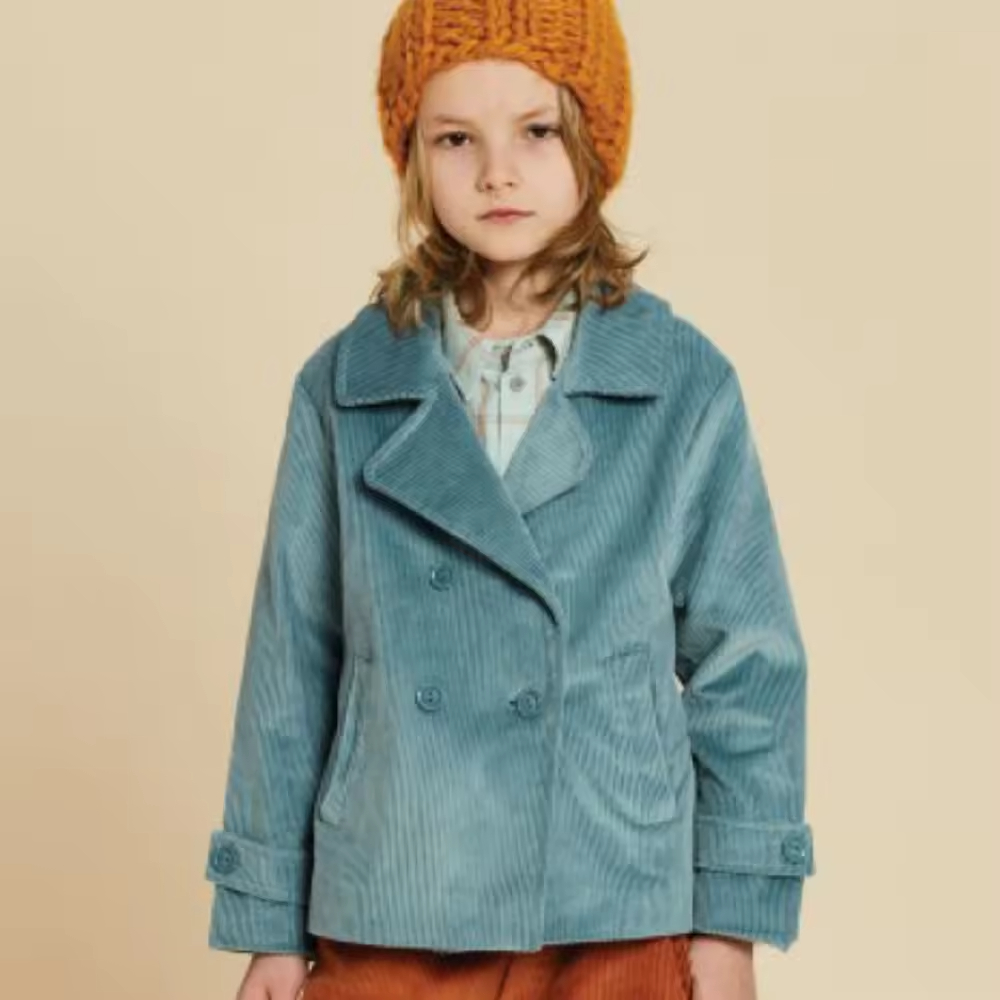 Breathable Trench Coat for 10-Year-Old Girls Children's Winter Coat with Leopard Pattern