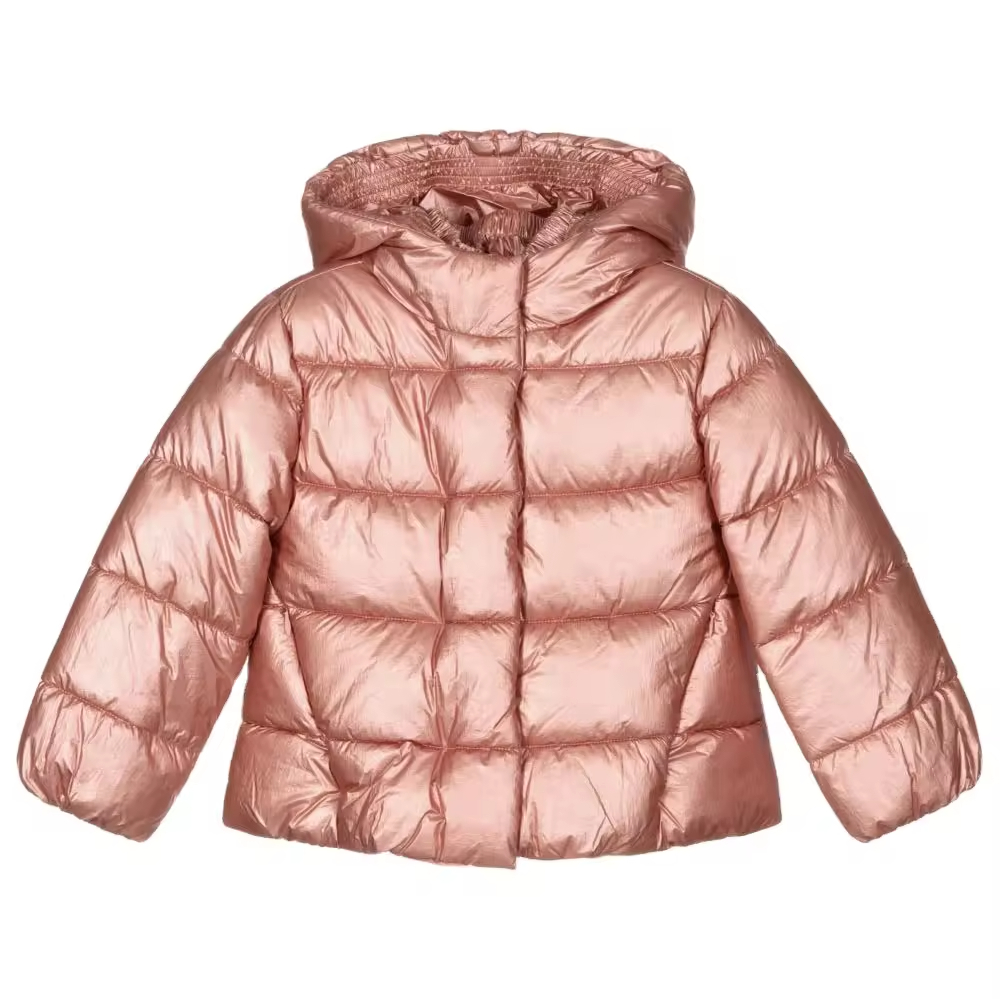 Baby Little Girls Winter Fleece Coat for Children Kids Waterproof Jacket With Hood Thicken Outwear Warm Overcoat
