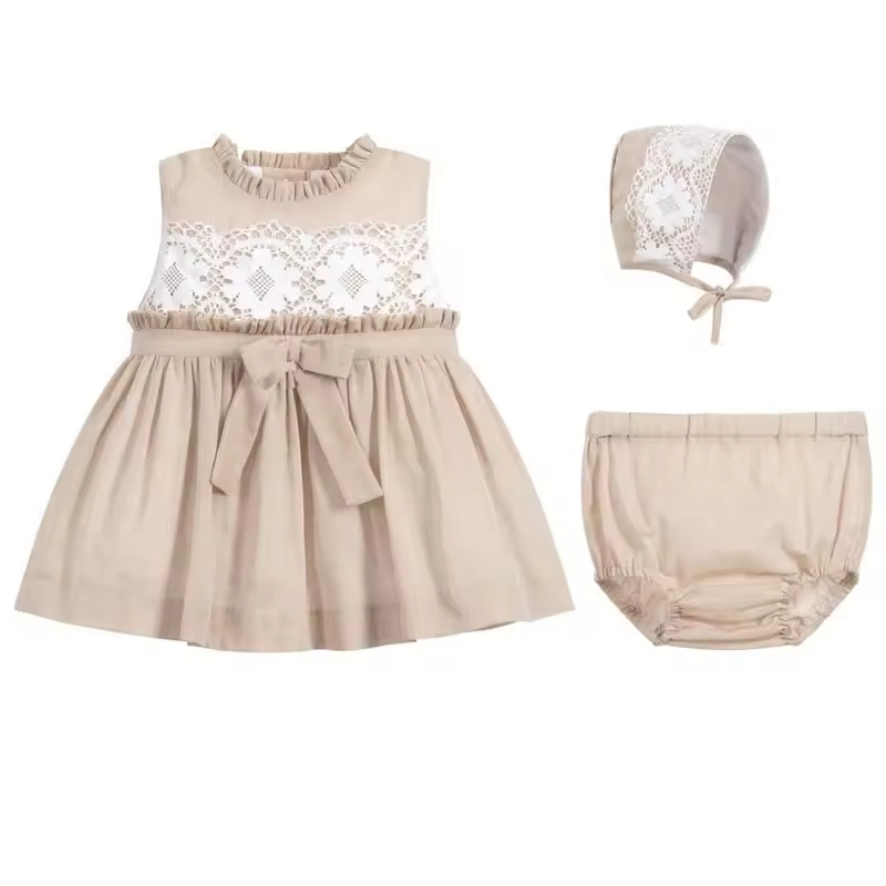 girls flower white dress