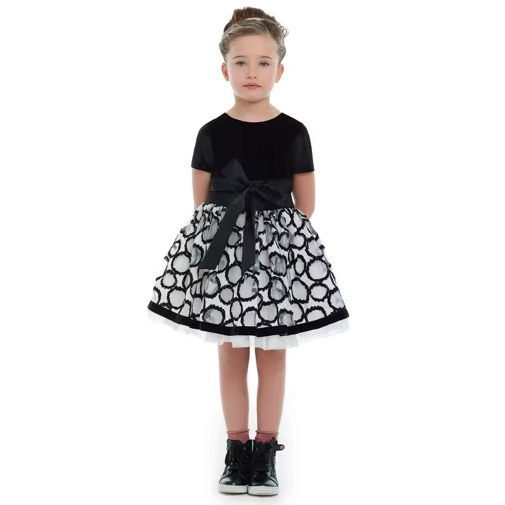 New Arrival Wholesale Elegant Kids Clothes Party Dress Kids Girl