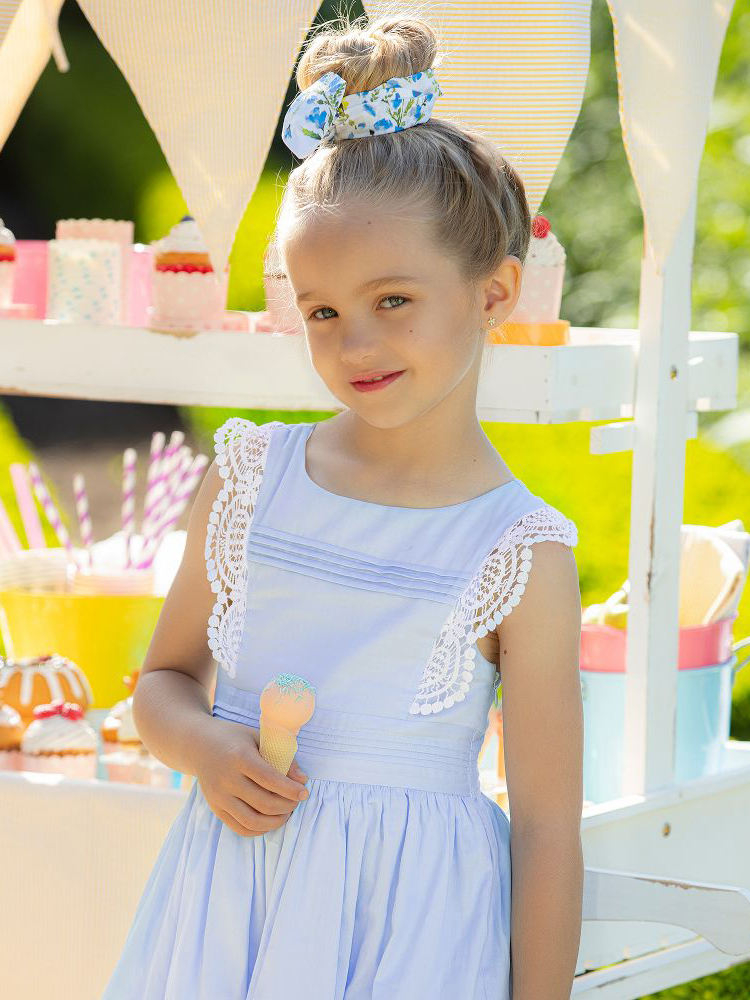 New Fashion Private Label Brand Girl Child Dress Child Baby Dress Model Factory
